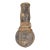 Early 20th Century Samburu Gourd Container with Leather Straps Kenya For Sale