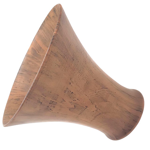 1990s 1990's Artisan Signed Turned Wood Vase by Paul F Heede For Sale - Image 5 of 11