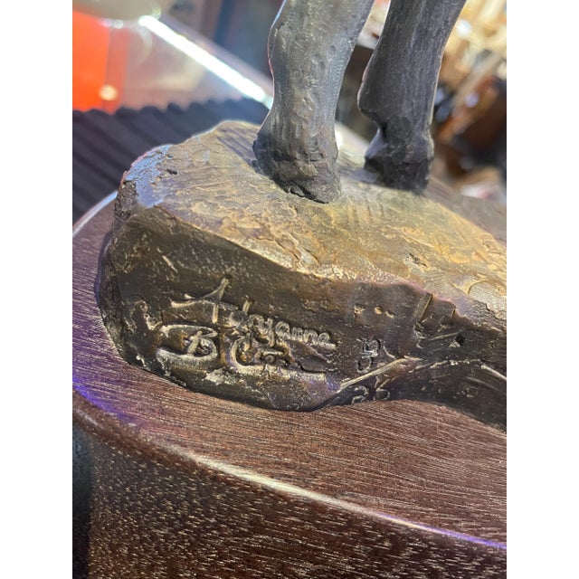 Metal 1990s Original Signed and Numbered Bronze Donkey Sculpture by Adryanna De Cienna For Sale - Image 7 of 11