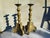 Art Nouveau Brass Candleholders, 1890s, Set of 2 For Sale - Image 9 of 9