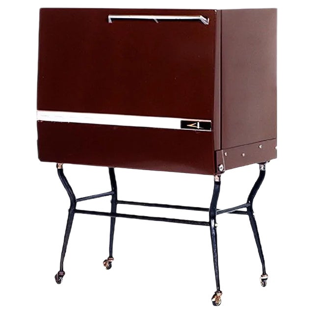 Mid-Century Bar Cart by Ignis for SI-RI, 1960s For Sale