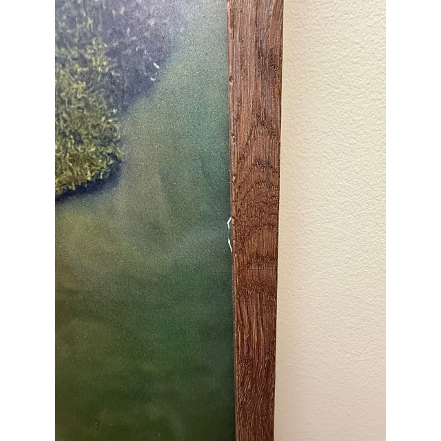 21st-Century, Untitled, Aerial Color Photograph of Dock Framed, Artist Tom Schifanella For Sale - Image 10 of 11