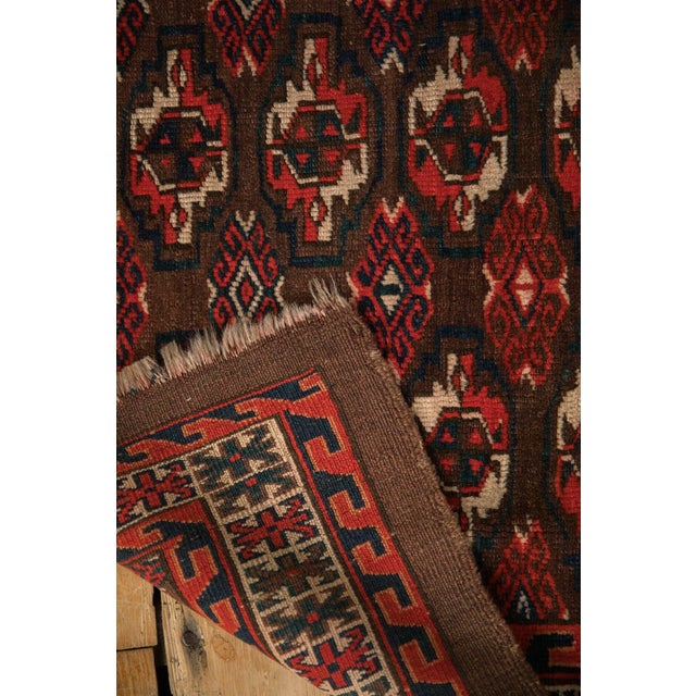 Textile Antique Turkmen Rug Runner - 1'10" x 3'9" For Sale - Image 7 of 11