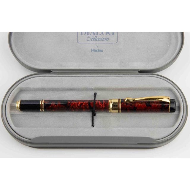 2000 - 2009 Vintage Hedex Dialog Pen in Metal, Italy, 2000s For Sale - Image 5 of 7