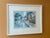 Coastal Irma Quigley Original Watercolor Key West Rainy Street Signed Framed Matted For Sale - Image 3 of 11