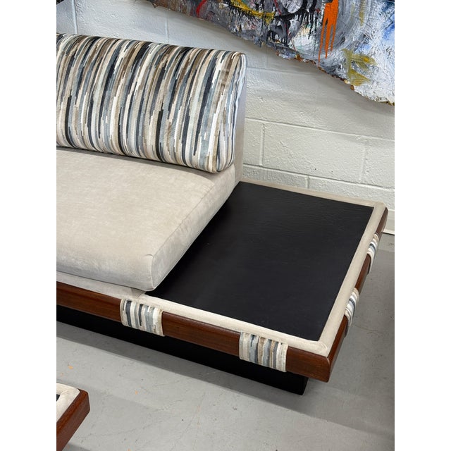 Early 20th Century 1960’s Adrian Pearsall Sectional Sofa Set with Matching Cocktail Table For Sale - Image 5 of 18