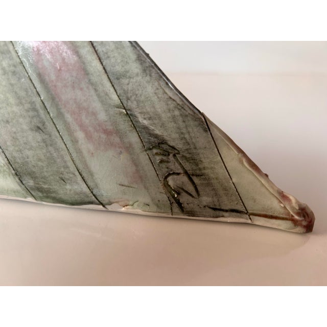 Vintage Studio Pottery Modernist Sculpture, Signed by Artist For Sale - Image 9 of 12