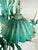 Vintage 1970s Italian Tole Chandelier With Verdigris Finish, Five Arms For Sale - Image 10 of 12