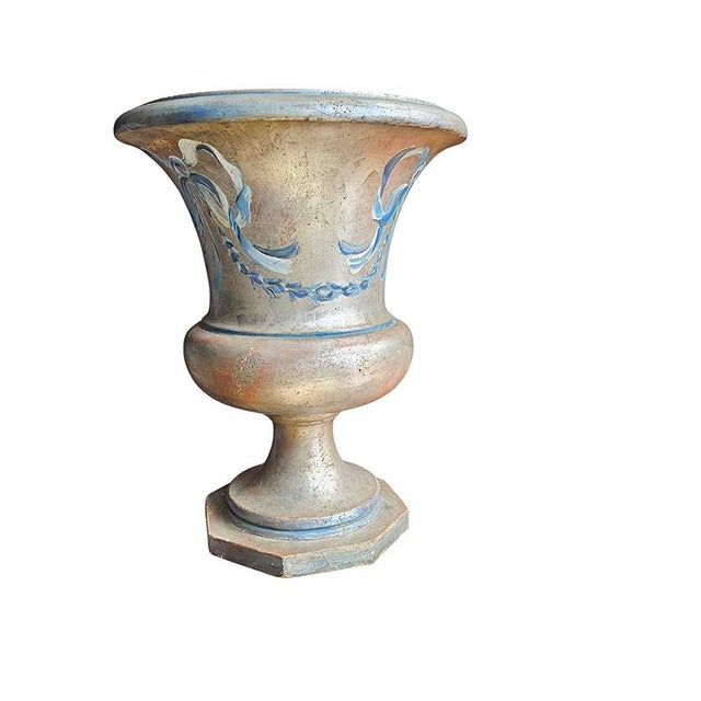 Gray Vintage Decorative Vase, 1980s For Sale - Image 8 of 8