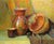 1970s Still-Life Oil Painting Original Soviet Art Ukrainian Artist Moskvitin m.a. 50-60 (Igor) For Sale