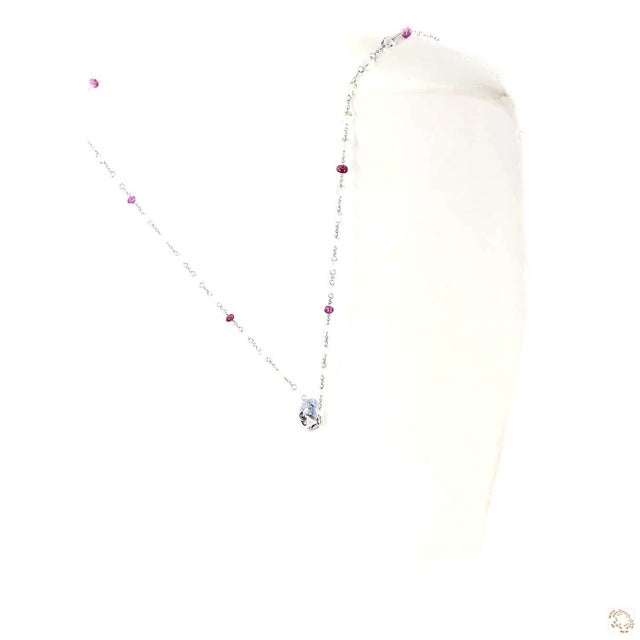 Metal 8.55 Carat Rose Cut Diamond Gold Platinum Chain Necklace For Sale - Image 7 of 9