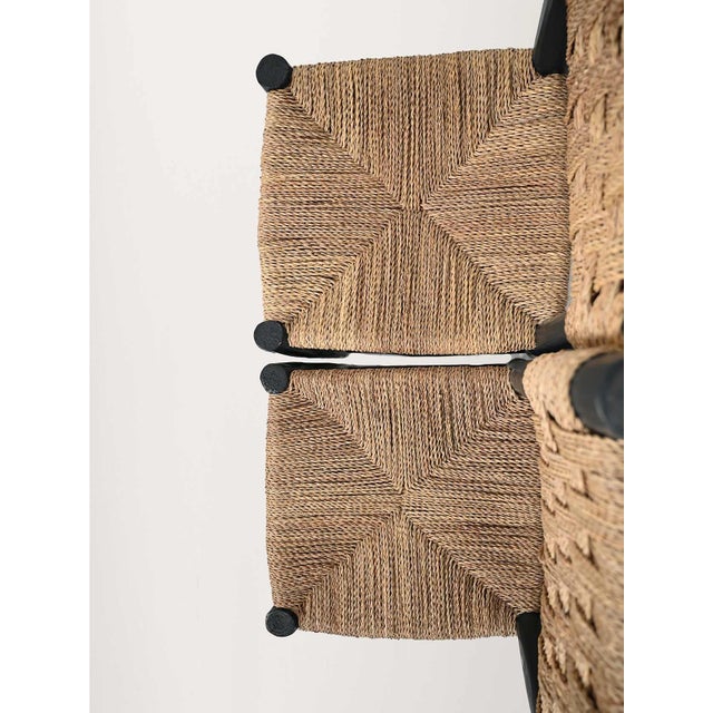 Moroccan Wooden Chairs, 1960s, Set of 5 For Sale - Image 13 of 14