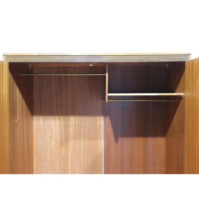Mid 20th Century Mid Century Modern Vintage Teak Butilux Armoire Wardrobe For Sale - Image 5 of 13
