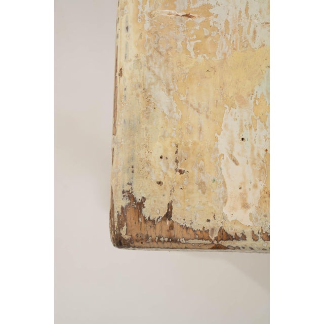 1900s Central European Wood White Patinated Table For Sale - Image 9 of 18