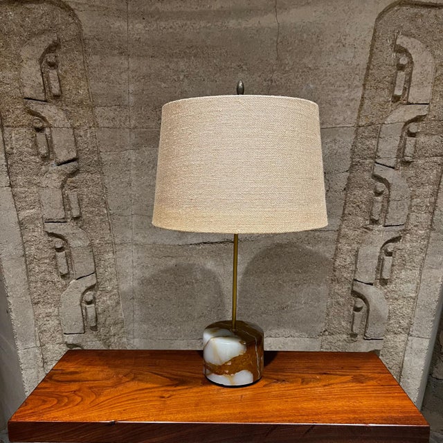 Stone Pr Limited Edition Polished Quartz Table Lamps For Sale - Image 7 of 11