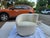 1960s 1960s Vladimir Kagan Style Weiman Nautilus Swivel Ivory Jacquard Chair For Sale - Image 5 of 6