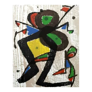 1989 Joan Miro Original Woodcut Engraver V1-1