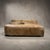 Tan Loom Sculptural Modula Leather Sectional With Ottoman Special Edition For Sale - Image 8 of 11