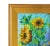 Impressionist Yellow Sunflowers Floral Oil Painting Including the Antiqued Gold Wood Frame For Sale - Image 4 of 10