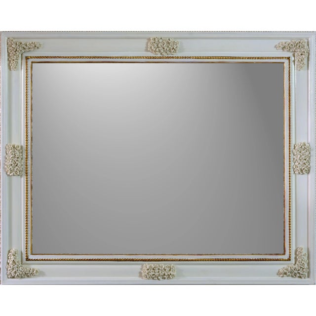 Rectangular Roses Mirror by Giulio Tucci For Sale - Image 4 of 4