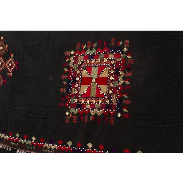 Antique Nomadic Mangal Wedding Shawl For Sale - Image 9 of 12
