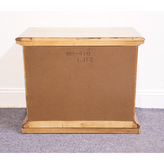 Brown Burlington House Pecan Spanish Mediterranean Revival 28" Cabinet Nightstand 80-410 For Sale - Image 8 of 10