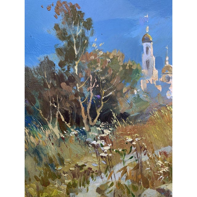 2020s Oil Painting the Moonlight Illuminates Yuriy Suprunchuk For Sale - Image 5 of 12