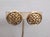 1950s Vintage Late 1950s Signed Crown Trifari Round Goldtone Celtic Knot Clip Earrings- 2 Pieces For Sale - Image 5 of 7