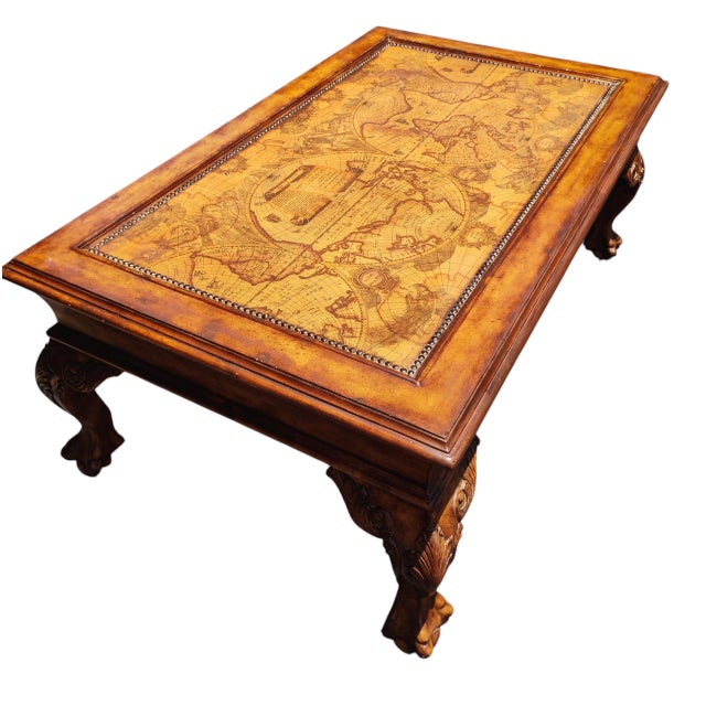 Stunning Classic World Map Coffee Table that blends timeless elegance with global adventure. Why You'll Love It: Unique...