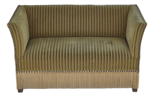 Danish 2-Seater Sofa in Green Velour, 1970s