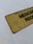 Mid-Century Vintage Brass "Medicine Room" Sign For Sale - Image 4 of 5