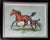 Vintage 1961 Framed Print of a Horse Running With Colt For Sale - Image 4 of 8