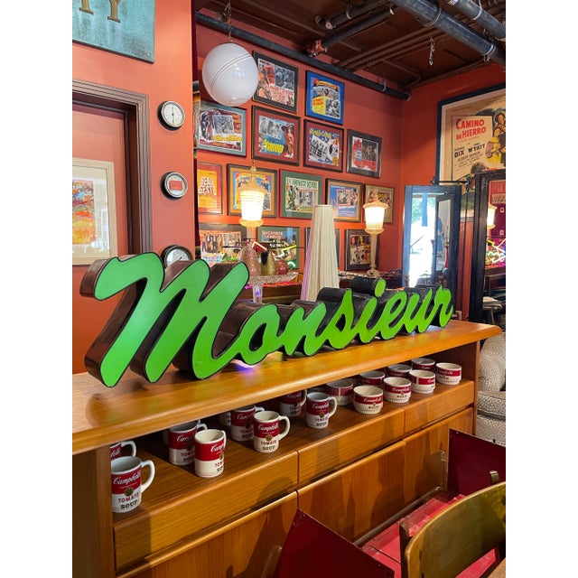 Not only do I have this wonderful Monsieur sign but I have also have it's might "Madame". Just a wonderful artifact from...