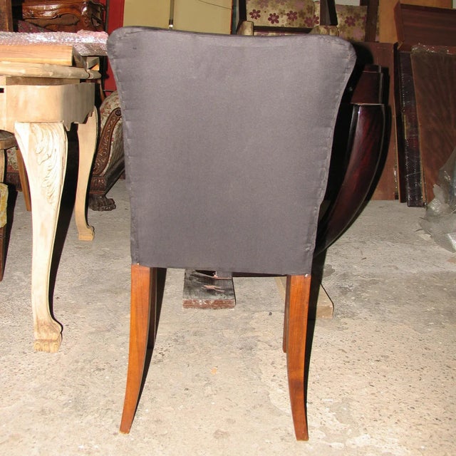 Art Deco Dining Table and Chairs by Hubert Martin et Ploquin for Marber, 1930s, Set of 7 For Sale - Image 14 of 16