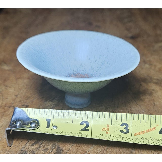 Gunnar Nyland Blue Bowl For Sale - Image 12 of 13