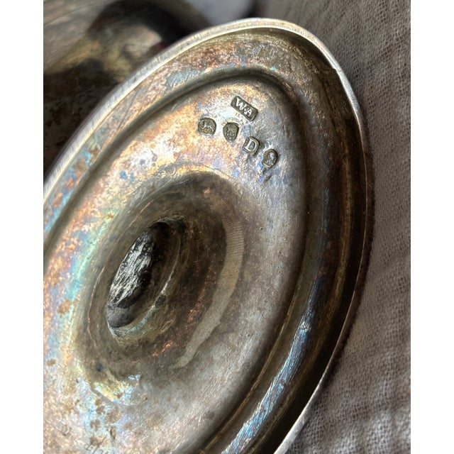 Late 19th Century Antique English Silver Plate Swing Handle Sugar Baskets - Collected Pair” Circia 1900” For Sale - Image 5 of 15