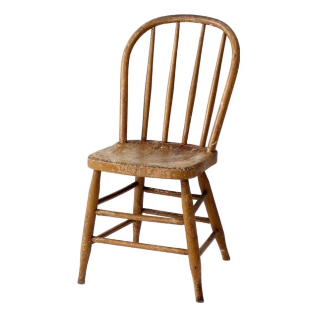 Antique Windsor Farmhouse Chair For Sale
