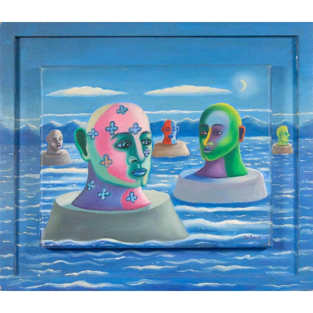 Unknown, The Soul of Picasso and the Artists of the 20th Century, Oil Painting, 1990s For Sale