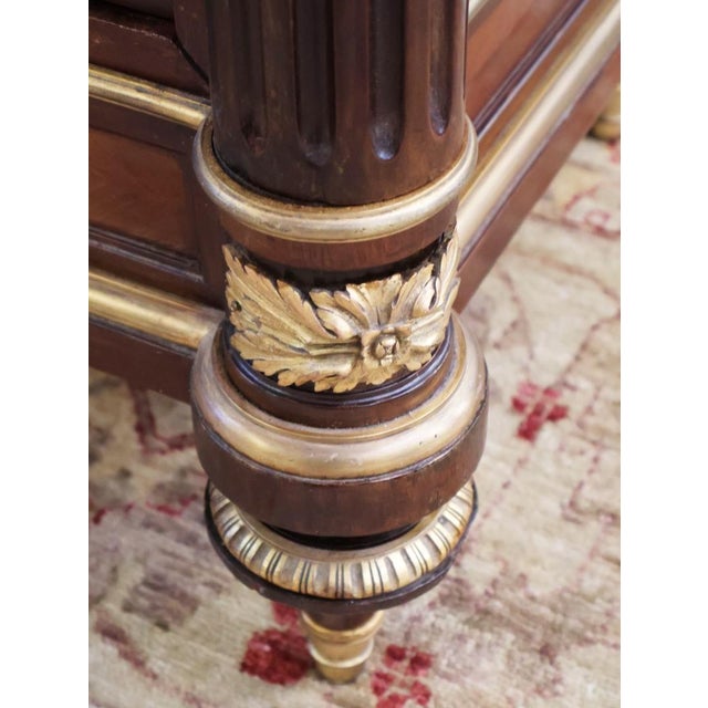Fine 19th Century French Kingwood Bronze Ormolu Armoire Vitrine China Cabinet For Sale - Image 10 of 10