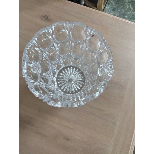 Crystal Champagne Bucket or Ice Bucket For Sale - Image 10 of 12