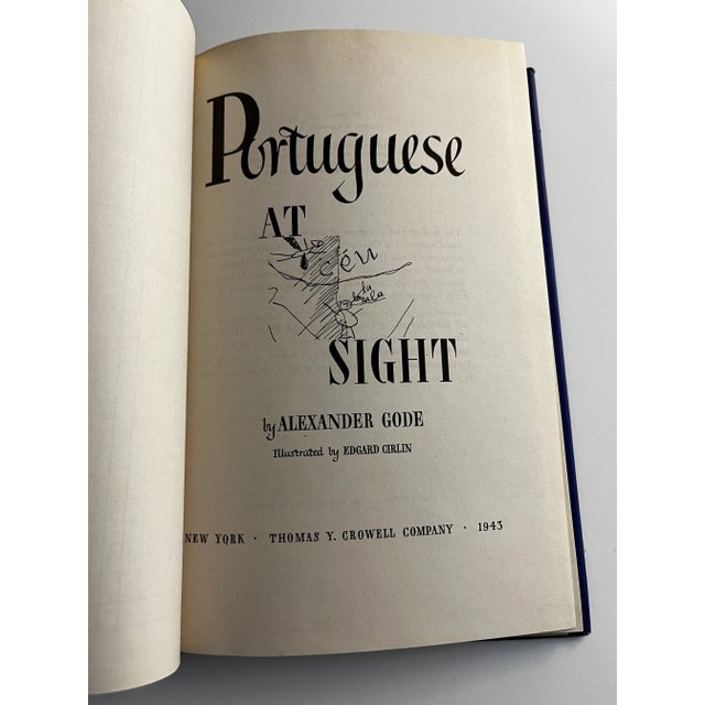 Mid-Century Modern 1943 Portuguese at Sight Book For Sale - Image 3 of 10