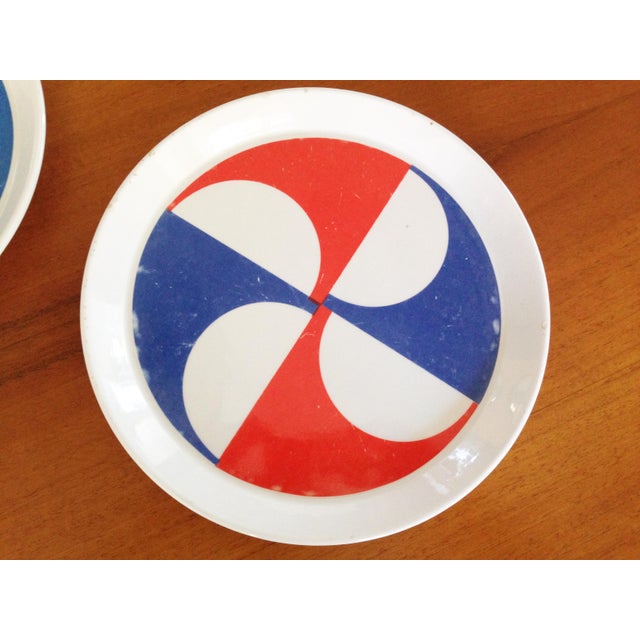 Gio Ponti Ceramic Plates by Gio Ponti for Franco Pozzi, 1960s, Set of 2 For Sale - Image 4 of 13