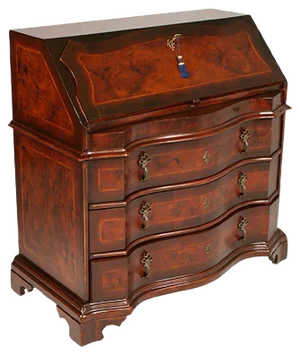 Vintage Italian Walnut Burl Commode