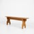 Art Deco Bench in Wood, France, 1940s For Sale - Image 12 of 12