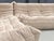 French Togo Living Room Set in Beige Cord by Michel Ducaroy for Ligne Roset, Set of 3 For Sale - Image 6 of 13