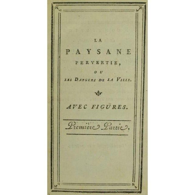 Volume I: [344] pp. Volume II: [220] pp. Volume III: [320] pp. Volume IV: [336] pp. Nicolas-Edme Rétif de la Bretonne...