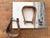 Rustic 1940s Western Horse Saddle Stirrup, a Mismatched Pair For Sale - Image 3 of 8