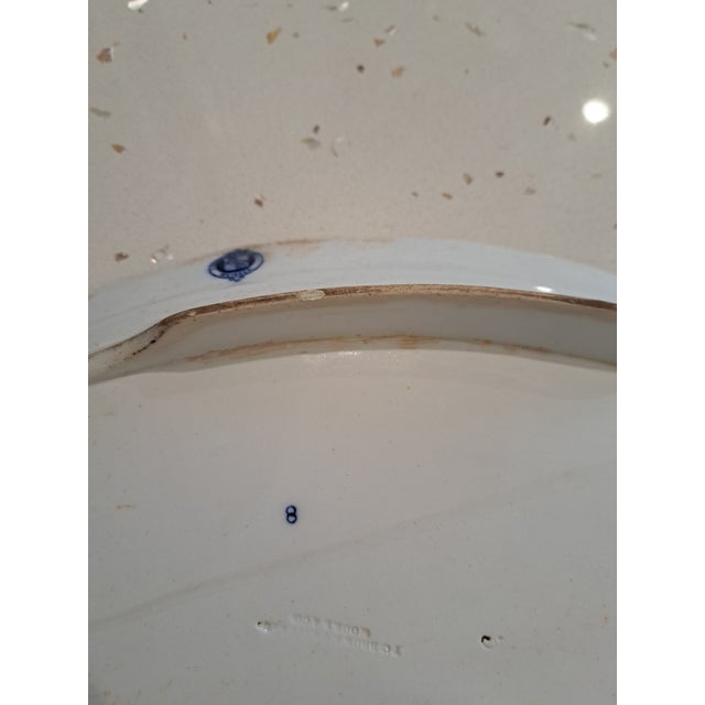 Early 20th Century Blue Onion Platter For Sale - Image 13 of 16