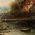 Unknown, Landscape with Mill, Oil on Canvas, Framed For Sale - Image 6 of 11