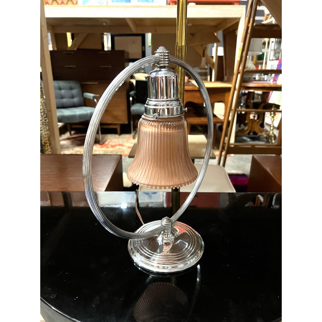 1930’s Art Deco Chase Style Lamp. For Sale - Image 9 of 9
